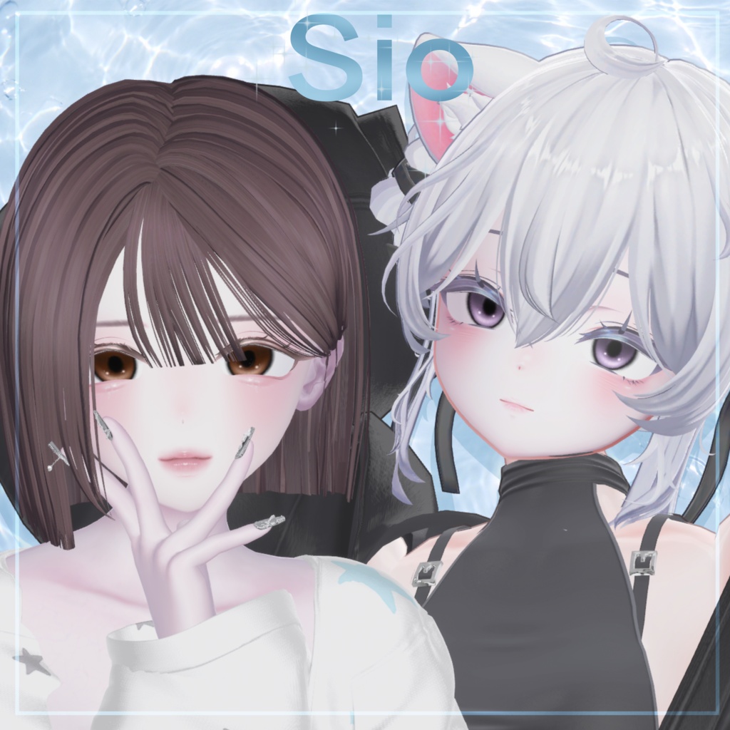 【9アバター対応】Aqua Lumi Eyes⚓️