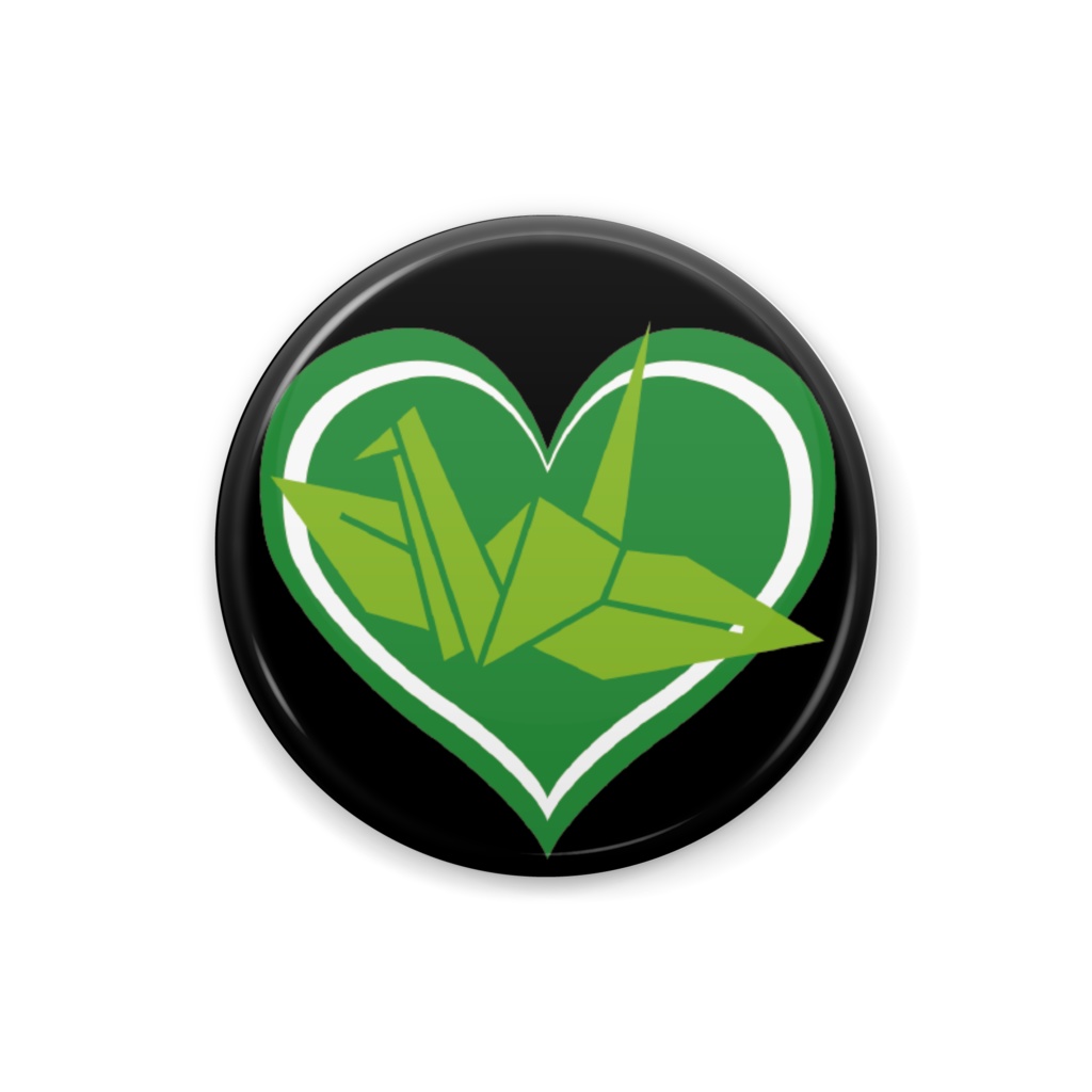 ギャンパラ缶バッジ(緑)