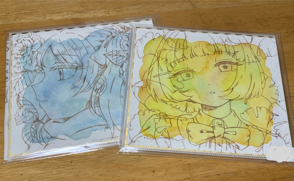 色紙ドローイング