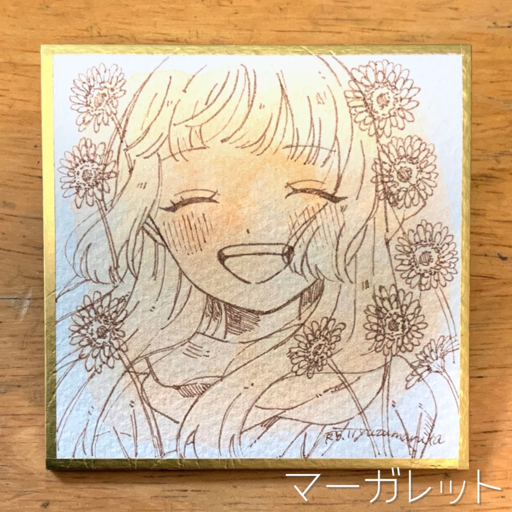 色紙ドローイング