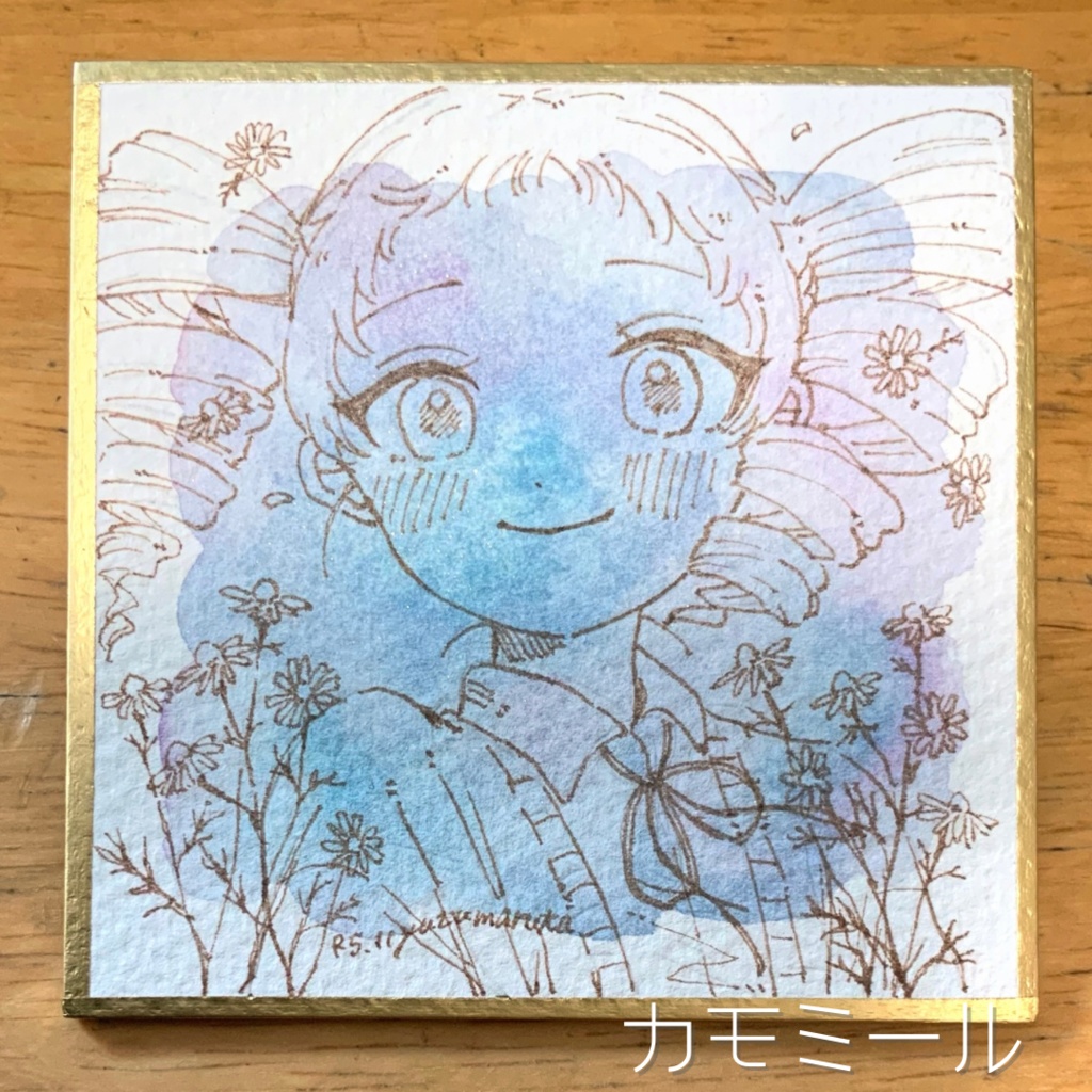 色紙ドローイング