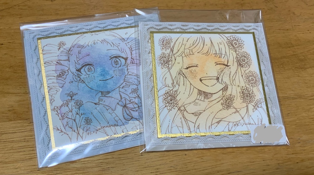 色紙ドローイング