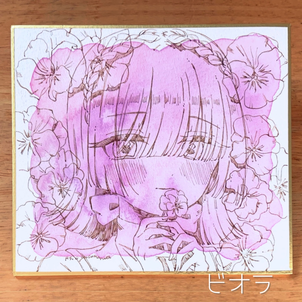 色紙ドローイング