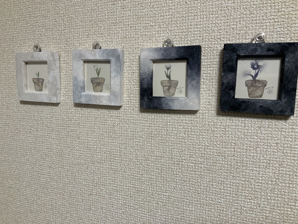 ミニ原画幻の花