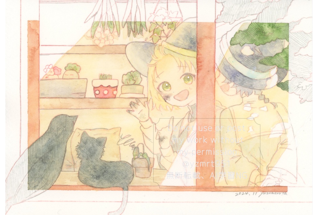 原画 「始まり」「試行錯誤」