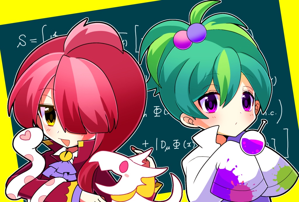 ぷよぷよ ネロ ダリダ ポストカードデータ Rinrinillust Booth