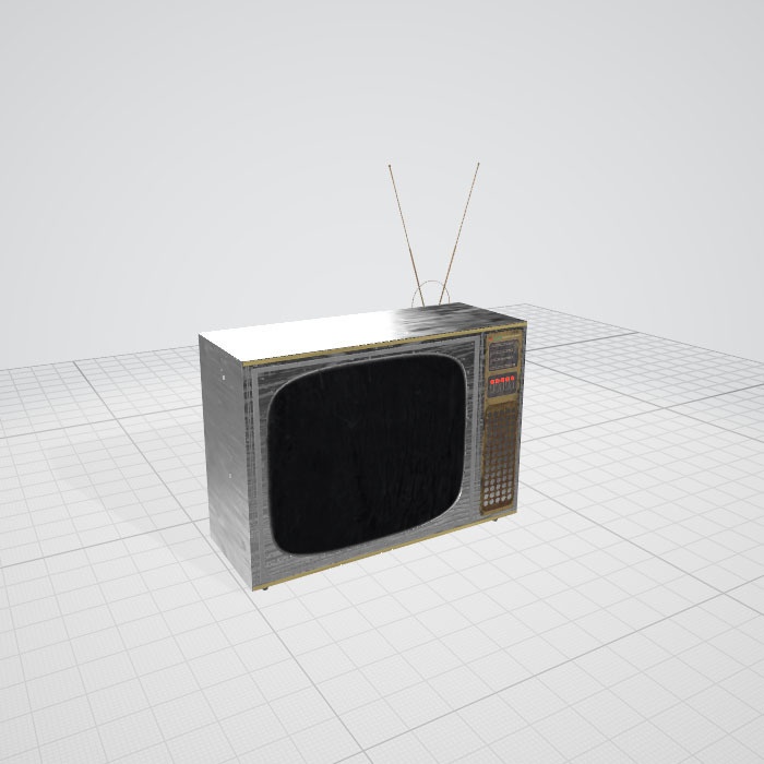 【3dmodel】テレビ　アナログ　アンテナ