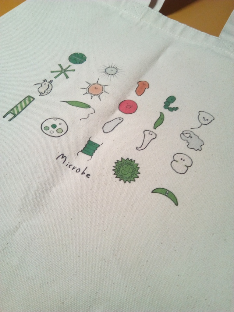 かわいい!微生物トートバッグ