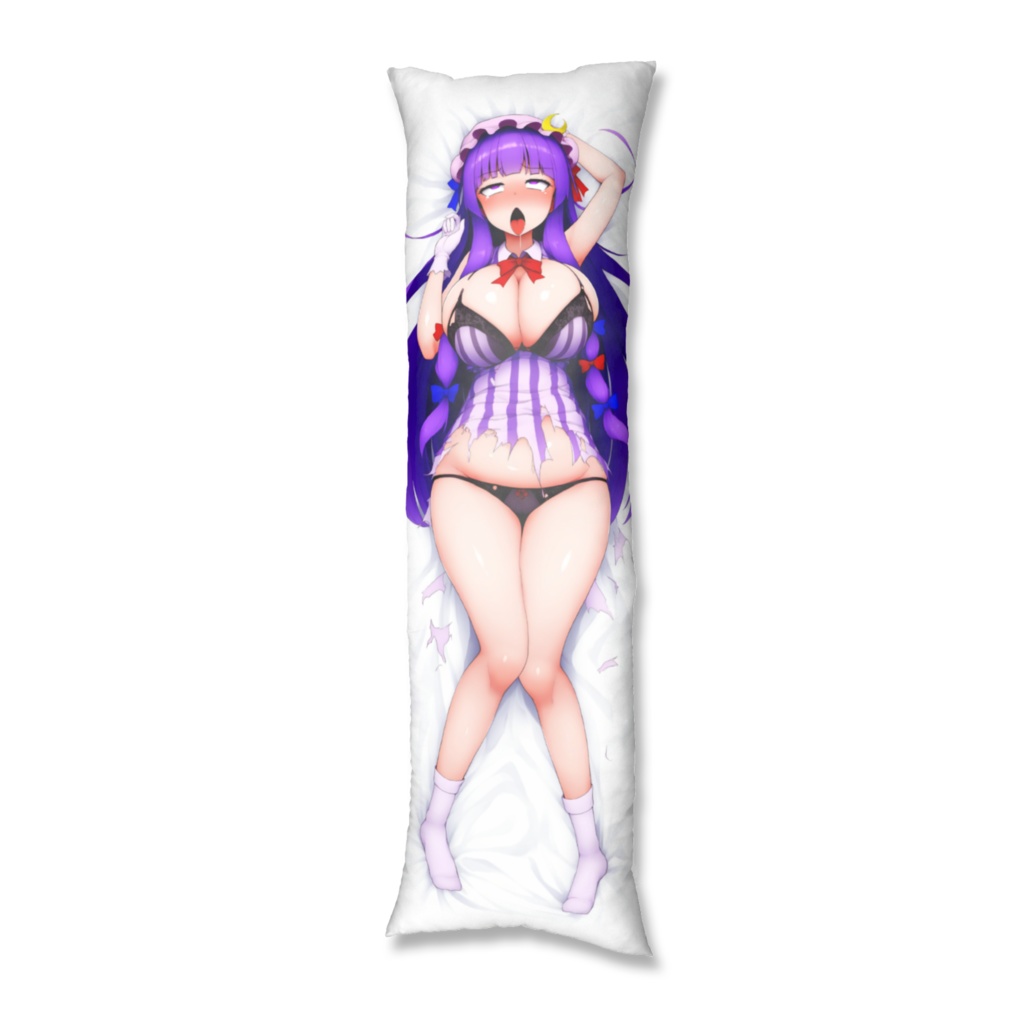 Ahegao Patchouli Knowledge clothes get torn Dakimakura sℤ302