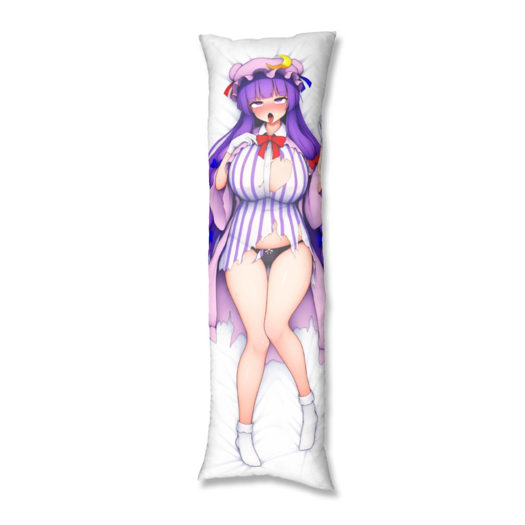 Ahegao Patchouli Knowledge clothes get torn Dakimakura sℤ302