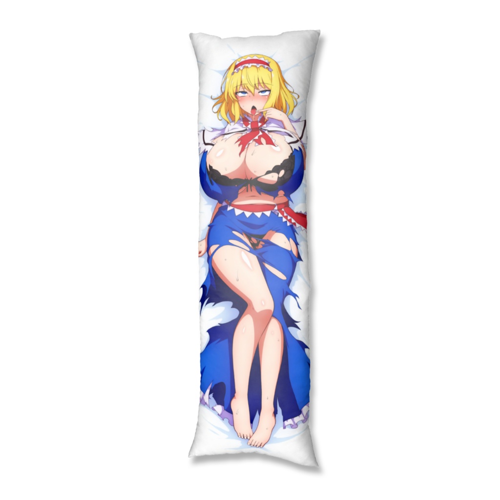 Ahegao Alice Margatroid clothes get torn Dakimakura sℤ302