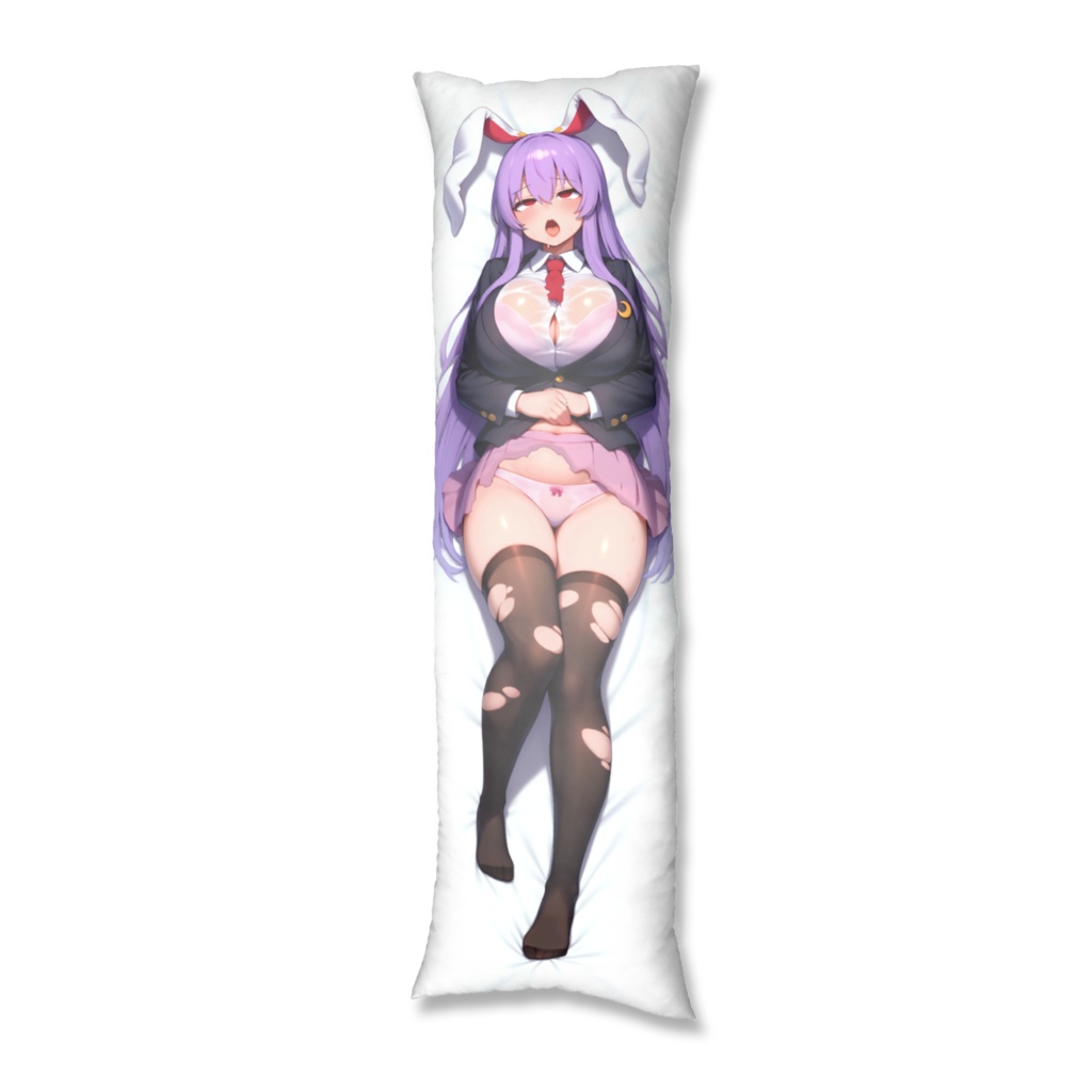 Ahegao Reisen Udongein Inaba clothes get torn Dakimakura sℤ302
