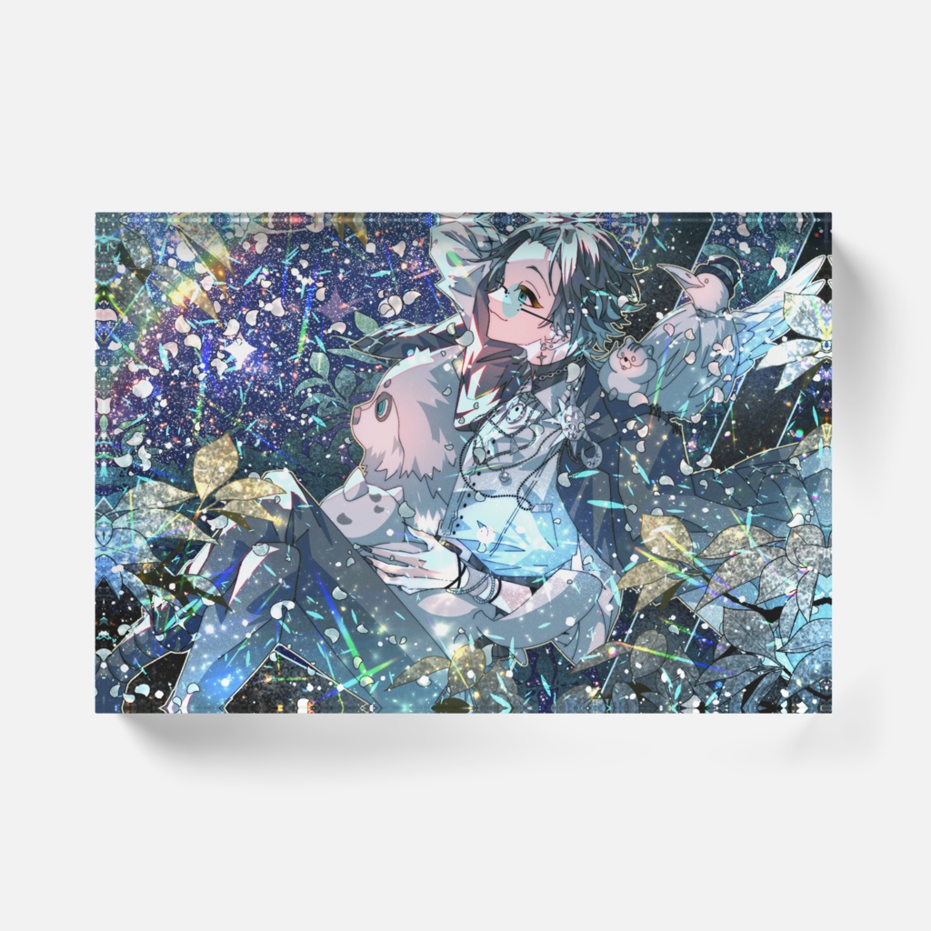 1周年アクリルブロック