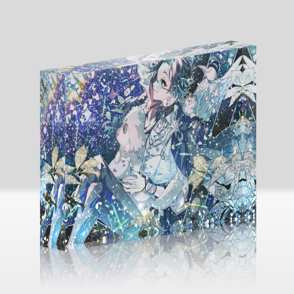 1周年アクリルブロック