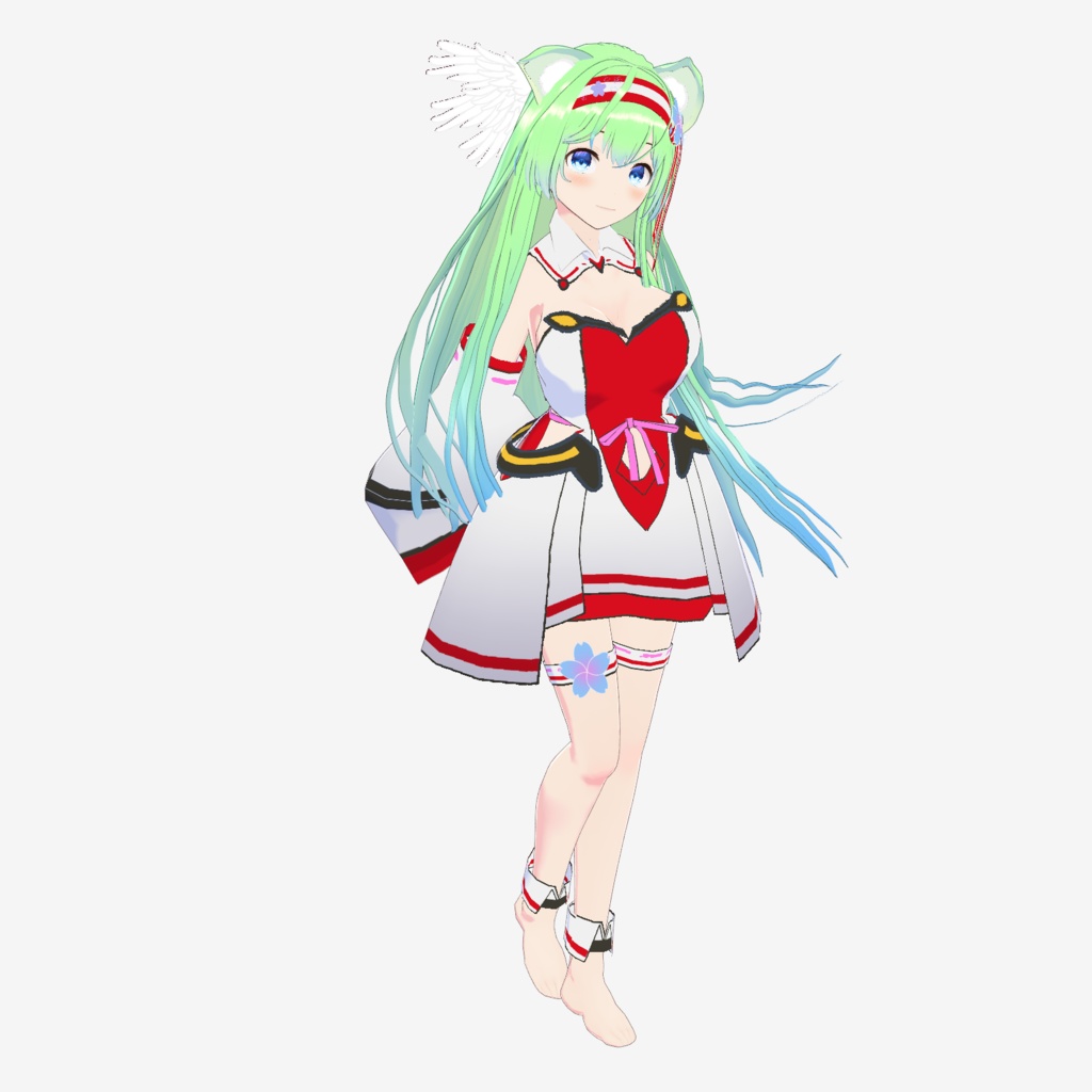 【VRoid Studio1.0対応】和洋巫女服_配布版(インポートするだけ)