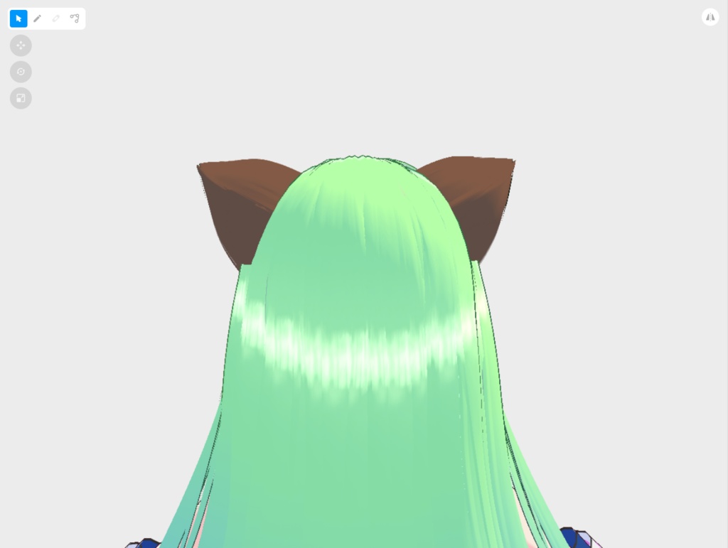 【VRoid Studio1.0対応】よく動ケモミミ(インポートするだけ)