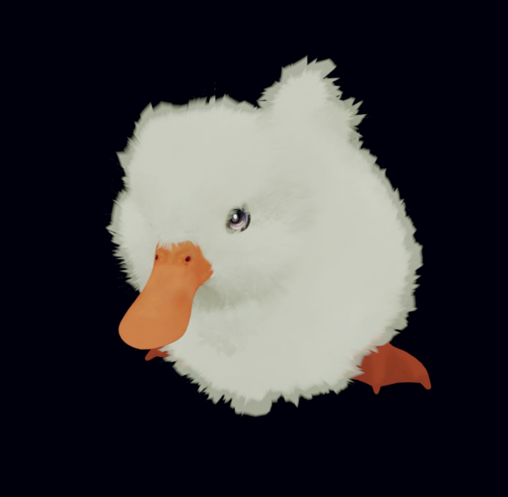 ぴーたん/オリジナルアヒル3Dモデル