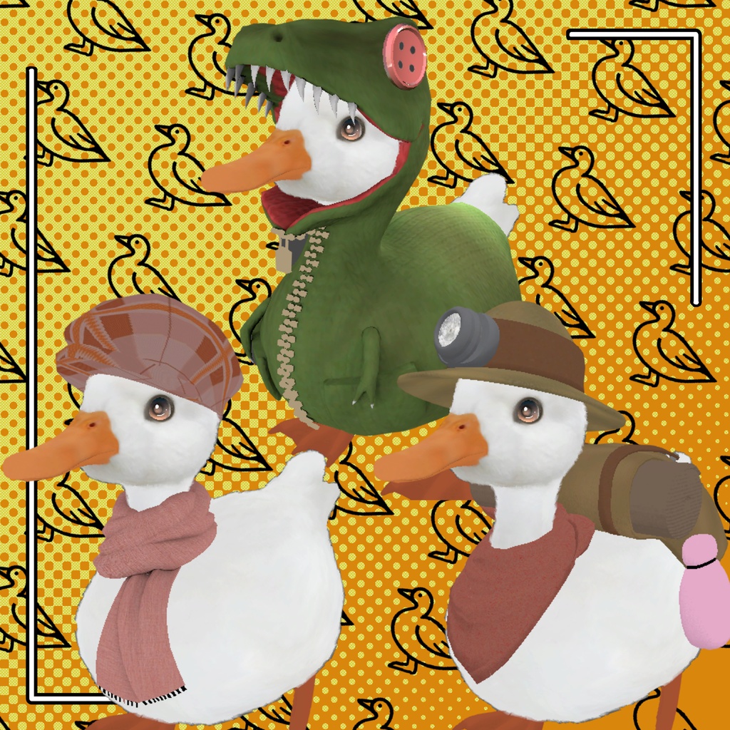 ぴーたん/オリジナルアヒル3Dモデル