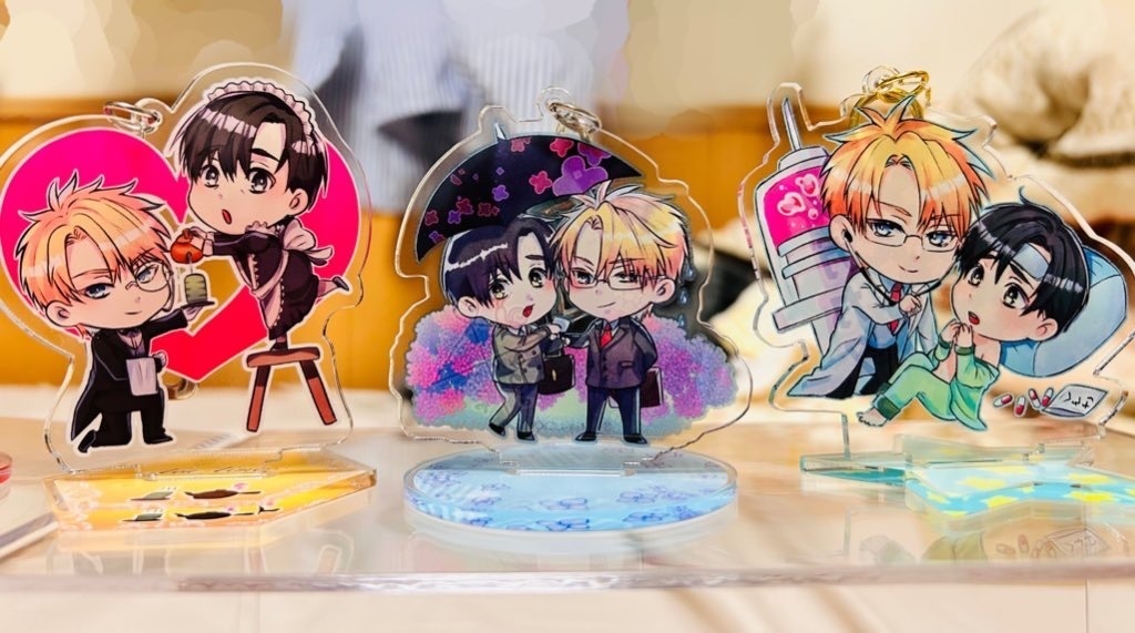 鬼畜眼鏡 メガ片シチュエーション アクリルスタンドキーホルダー 全6種