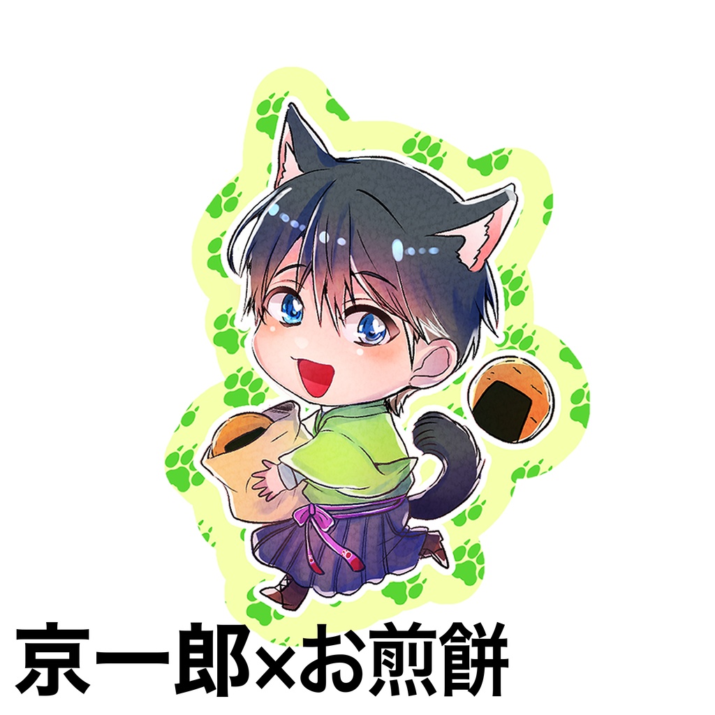 わんわんと大好物アクリルチャーム🐕