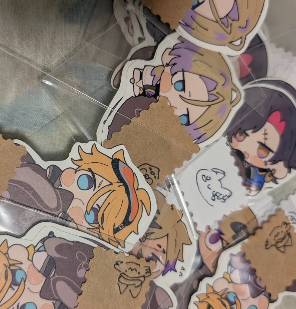 にじさんじEN お菓子ステッカー