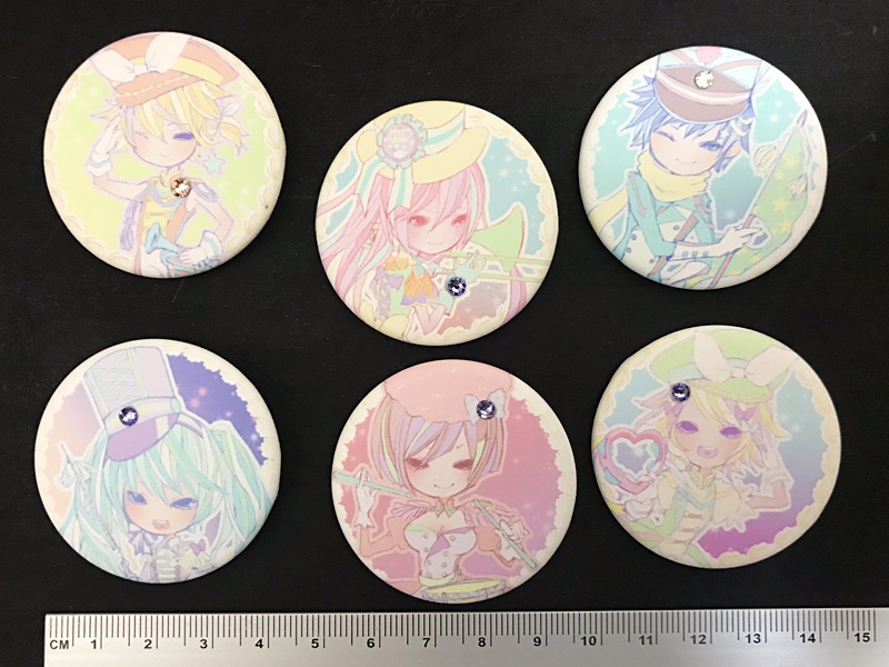 ボカロ缶バッジ-マカロンマーチ-