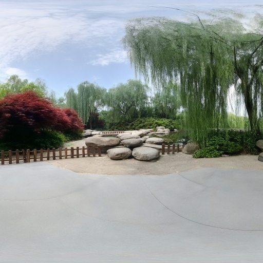 長安浐灞・青龍寺 古今交錯 360° パノラマ Skybox 10 枚セット|実写 ×AI ハイブリッド虚实背景