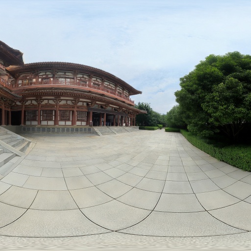 長安浐灞・青龍寺 古今交錯 360° パノラマ Skybox 10 枚セット|実写 ×AI ハイブリッド虚实背景