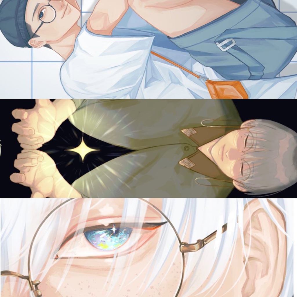 眼鏡美青年　ポストカードセット