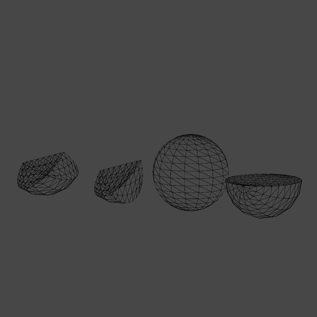 【VRChat向け】ガラスのスイカ 3Dプロップ【ワールド小物】架空商店