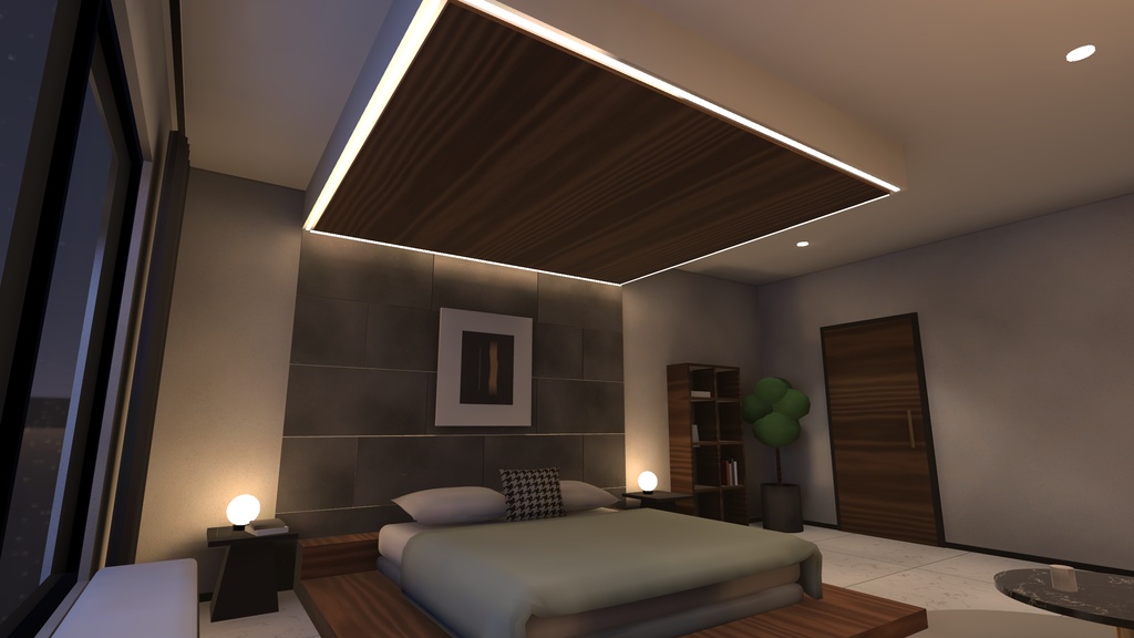 【Luxe Sleep Room】VRChat向け ラグジュアリー寝室ワールド【ベイク済み・ワンクリック導入】