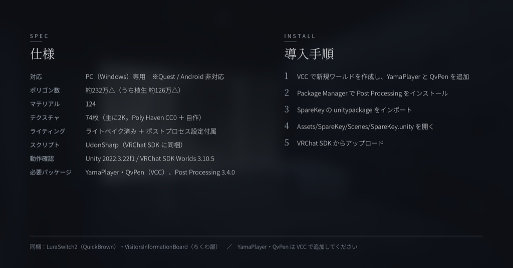 【販売ワールド】SpareKey ─ 雨の崖の家【PC専用】