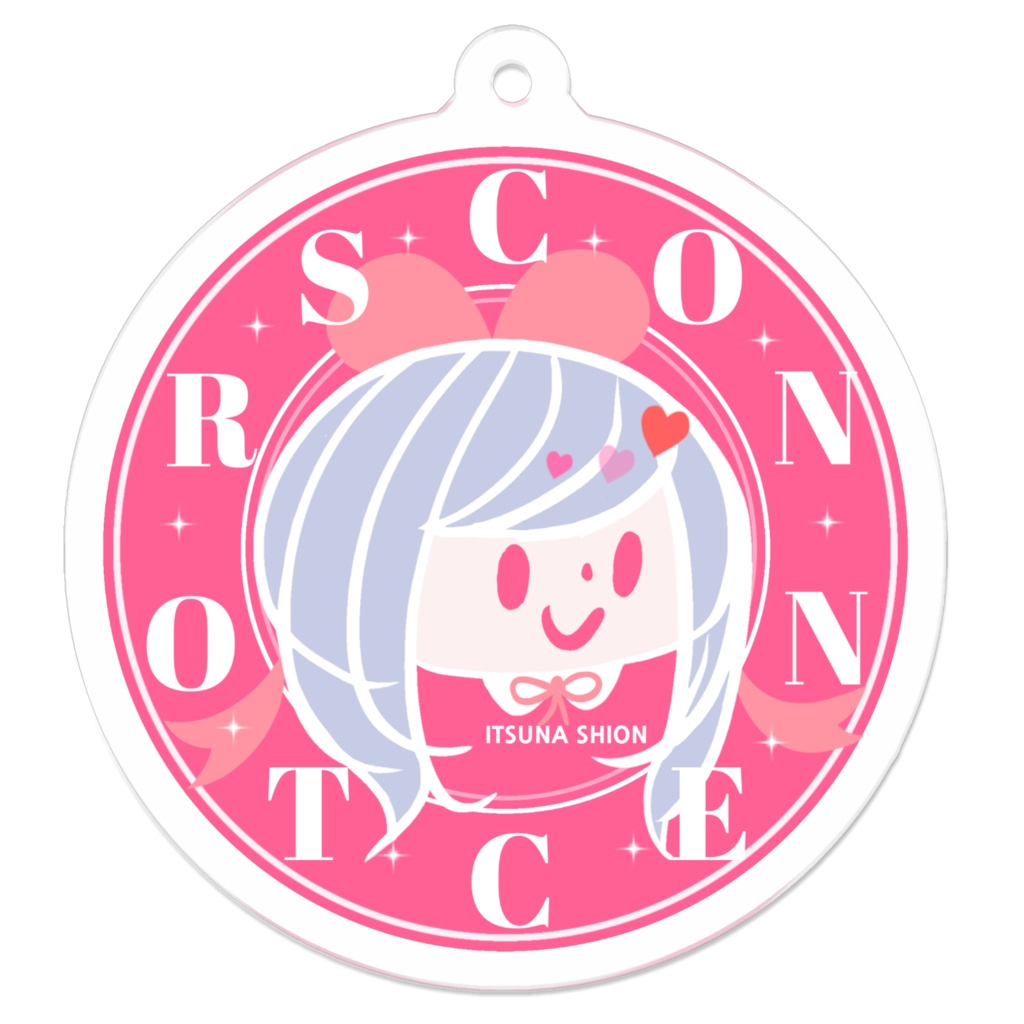 【2周年記念】結繋心音シンボルマークアクキー【Red】