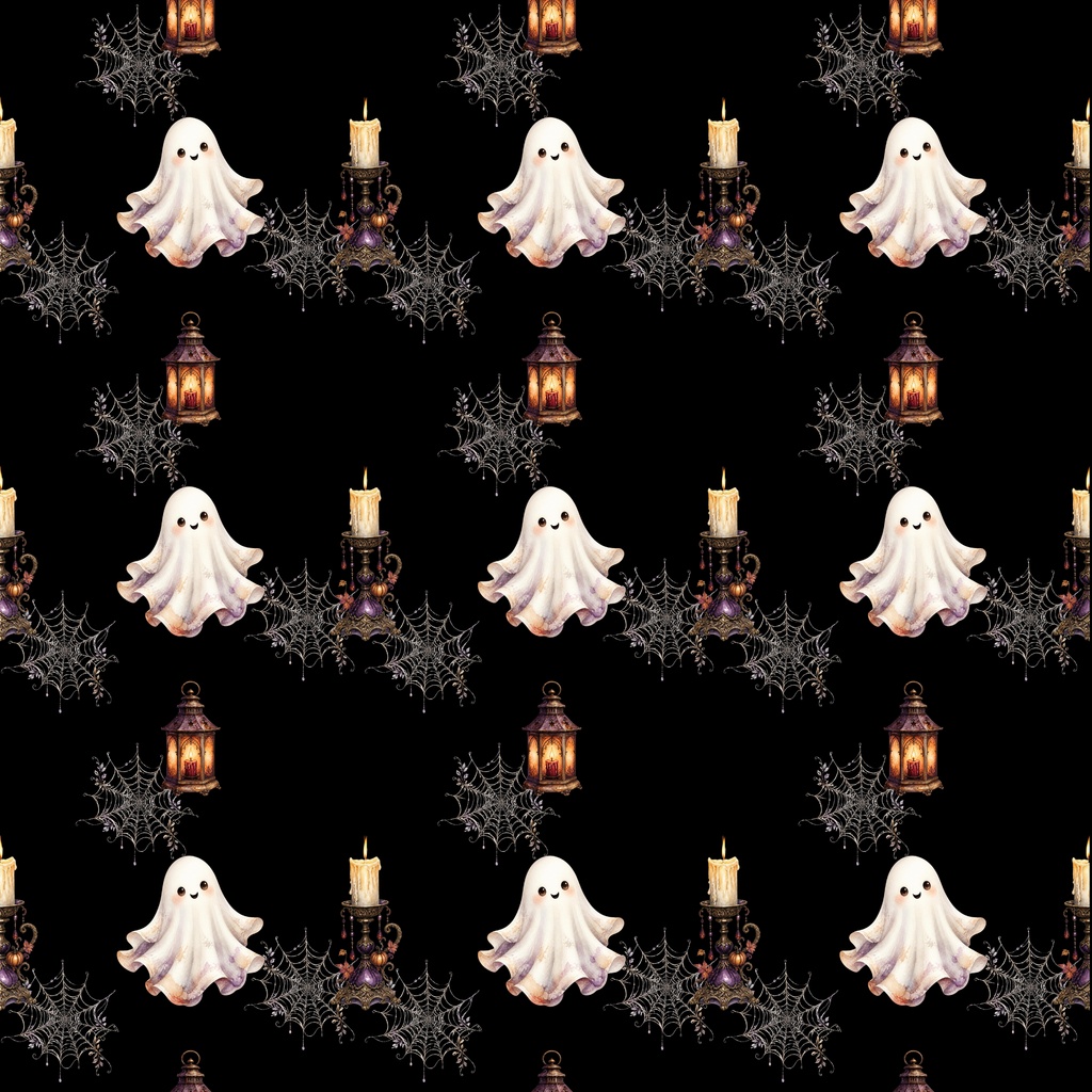 ハロウィン・ヴィンテージ・ランタン・おばけ・魔女・燭台・蜘蛛の巣・水彩画・デジタルペーパー10種類のセット/スマホの壁紙、デジタル手帳の背景、SNS投稿の背景、ラッピングペーパー、スクラップブック、ハンドメイド