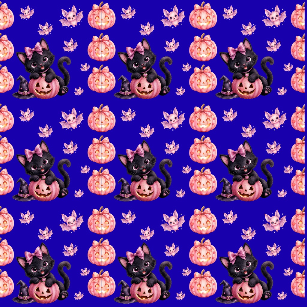 「ハロウィン」 「デジタルペーパー」 「ハロウィンを彩る、ちょっぴり大人可愛い。」 「黒猫・コウモリ・かぼちゃ」/スマホの壁紙、デジタル手帳の背景、SNS投稿の背景、ラッピングペーパー、スクラップブック、、ハンドメイド