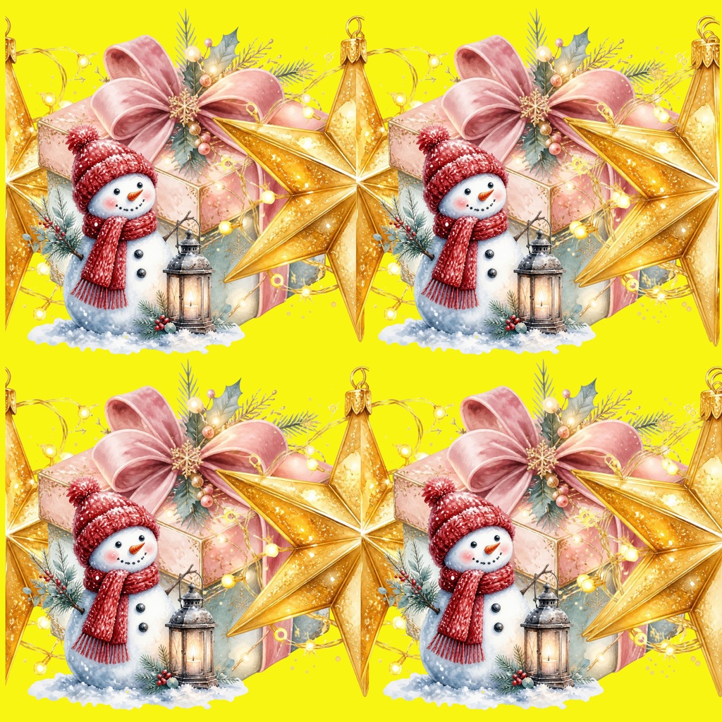 「クリスマス」 「デジタルペーパー」 「スター・スノーマン・プレゼント」 デジタルペーパー色違い5枚のセットです。／スマホの壁紙、デジタル手帳の背景、SNS投稿の背景、ラッピングペーパー、スクラップブック、、ハンドメイド