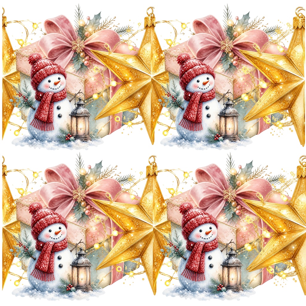 「クリスマス」 「デジタルペーパー」 「スター・スノーマン・プレゼント」 デジタルペーパー色違い5枚のセットです。/スマホの壁紙、デジタル手帳の背景、SNS投稿の背景、ラッピングペーパー、スクラップブック、、ハンドメイド
