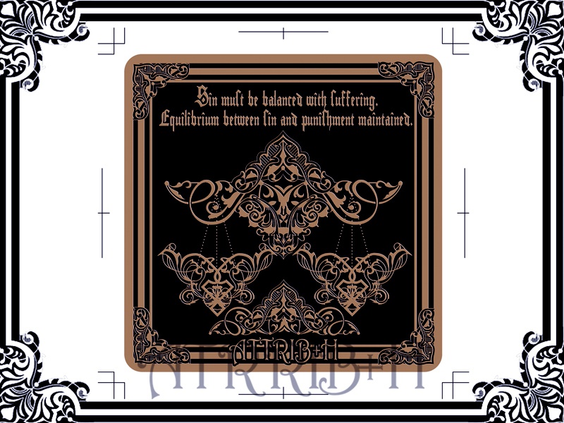 【FF14】叡智の天秤・コースター