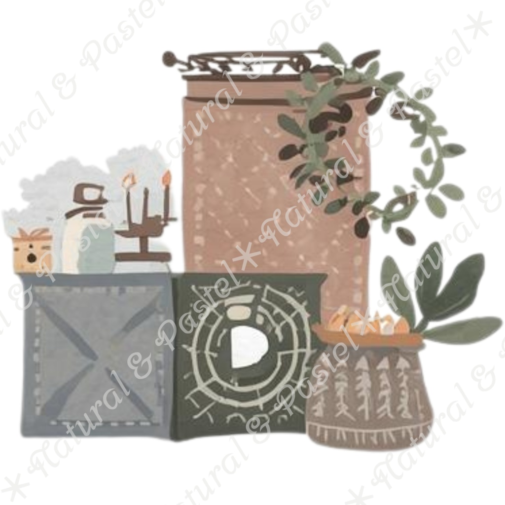 【🐿️ 森のリスと🦝アライグマ / 北欧の森】水彩クリップアート * 25点セット(PNG背景透過)