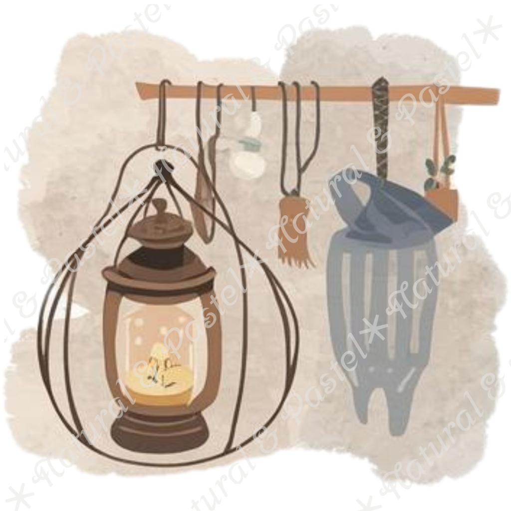 【🐿️ 森のリスと🦝アライグマ / 北欧の森】水彩クリップアート * 25点セット(PNG背景透過)