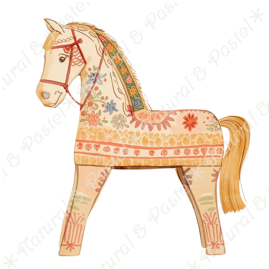 【🐿️ 森のリスと🦝アライグマ / 北欧の森】水彩クリップアート * 25点セット(PNG背景透過)