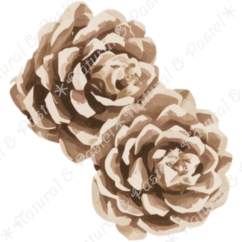 【🦌森の子鹿と🐦小鳥 / 北欧の森】水彩クリップアート * 30点セット(PNG背景透過)