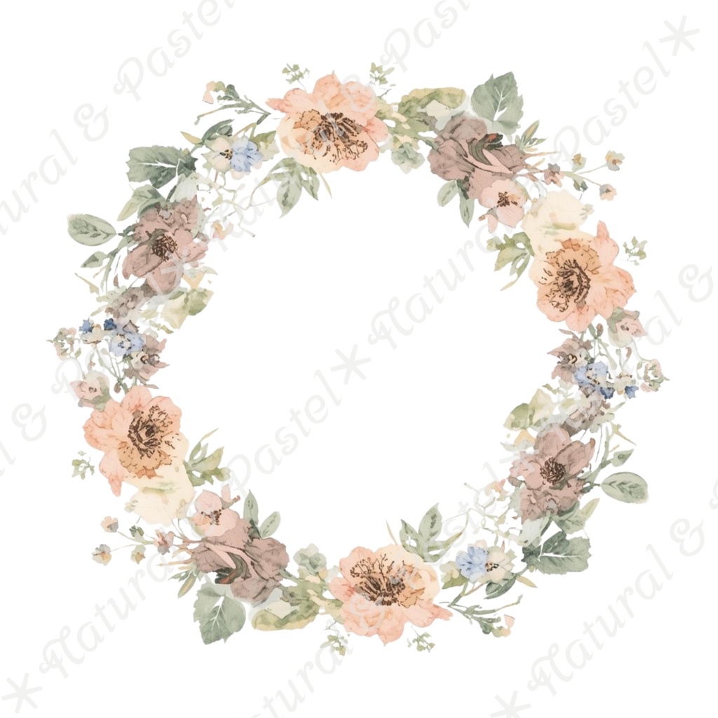 【🦌森の子鹿と🐦小鳥 / 北欧の森】水彩クリップアート * 30点セット(PNG背景透過)