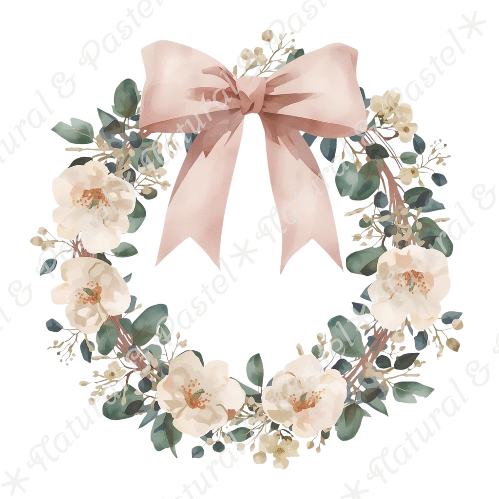 🎄 Pastel Christmas Charm Set くすみパステル × 手描き風クリスマス クリップアート22点(PNG透過)