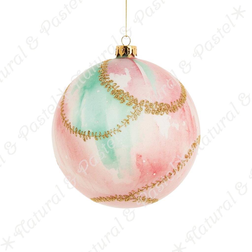 🎄 Pastel Christmas Charm Set くすみパステル × 手描き風クリスマス クリップアート22点(PNG透過)