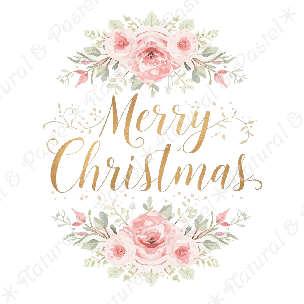 🎄 Pastel Christmas Charm Set くすみパステル × 手描き風クリスマス クリップアート22点(PNG透過)