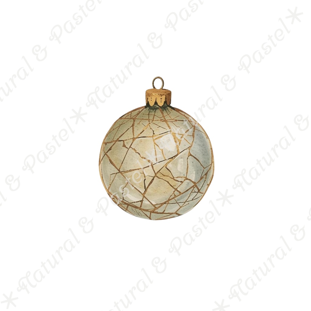 🎄 Silent Christmas Vintage Set【ヴィンテージ・クリスマス】水彩クリップアート*30点セット(PNG背景透過)