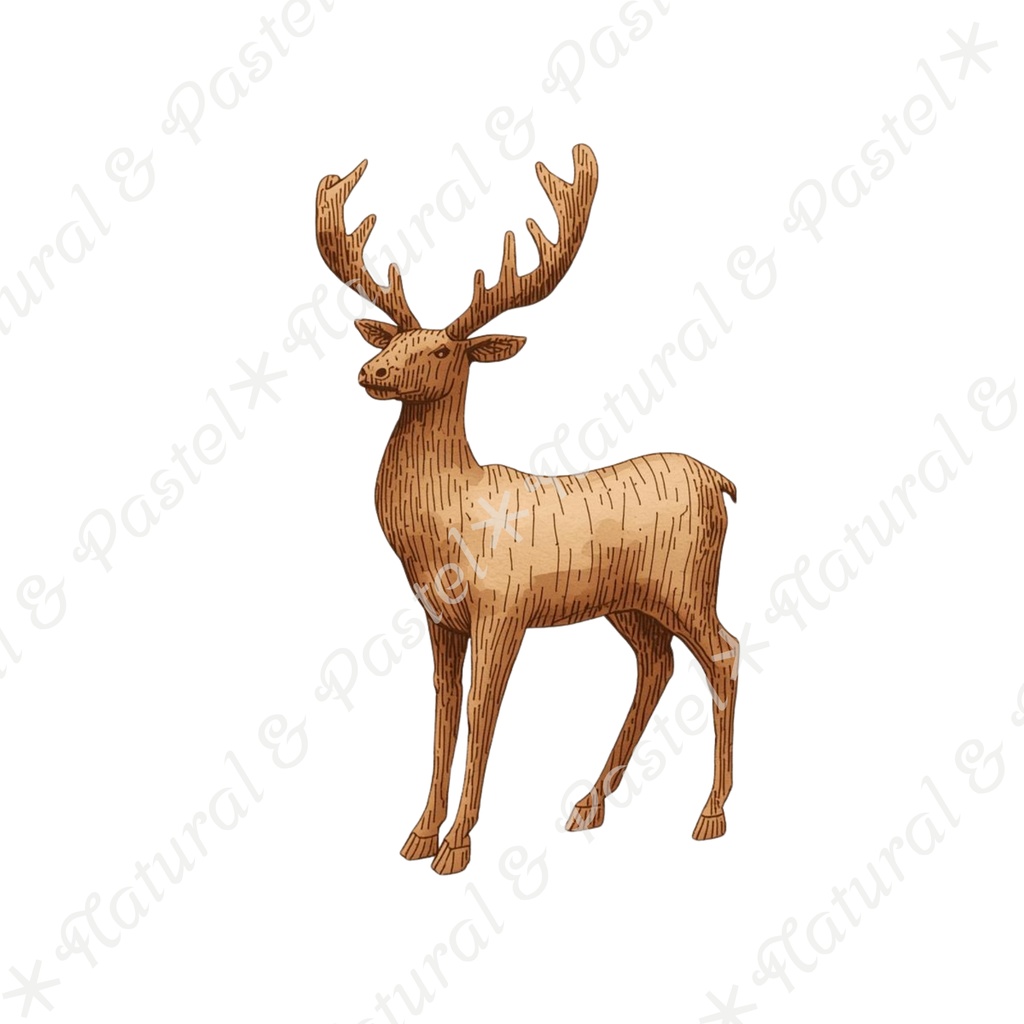 🎄 Silent Christmas Vintage Set【ヴィンテージ・クリスマス】水彩クリップアート*30点セット(PNG背景透過)