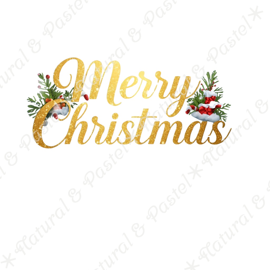 🎄 Silent Christmas Vintage Set【ヴィンテージ・クリスマス】水彩クリップアート*30点セット(PNG背景透過)