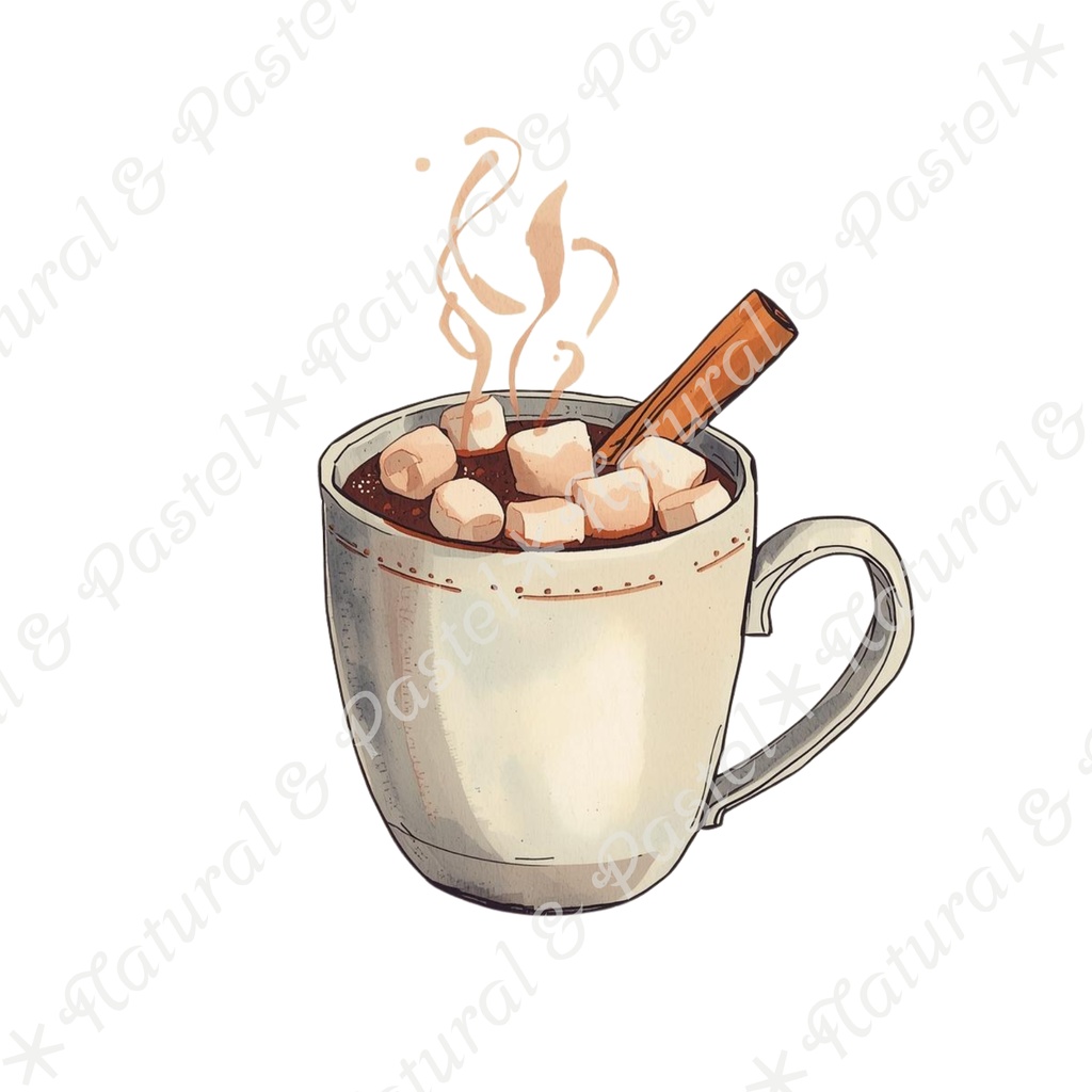 🎄 Silent Christmas Vintage Set【ヴィンテージ・クリスマス】水彩クリップアート*30点セット(PNG背景透過)